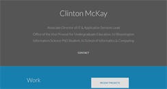 Desktop Screenshot of clintonmckayart.com